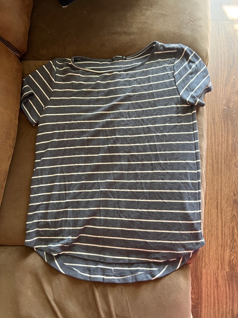 Striped Navy & White Short Sleeve Tee